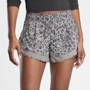 Athleta Mesh Racer Shorts